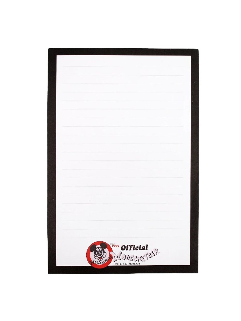 DISNEY MICKEY Mouse Mouseketeer Notepad NEW NWT
